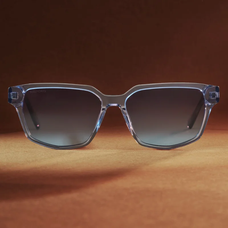 30sundays Unisex MAWJ Sunglasses - Lens Size: 52 mm - Blue